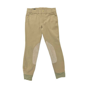 Ariat Girls Tan Cotton Riding Pants 10